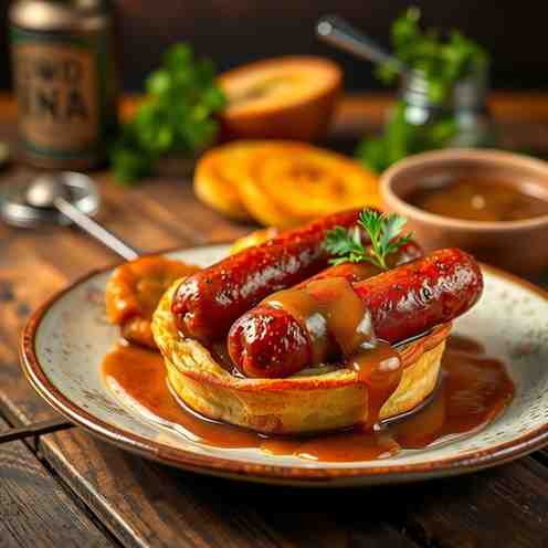 Classic English Toad in the Hole - Dinner Recipe